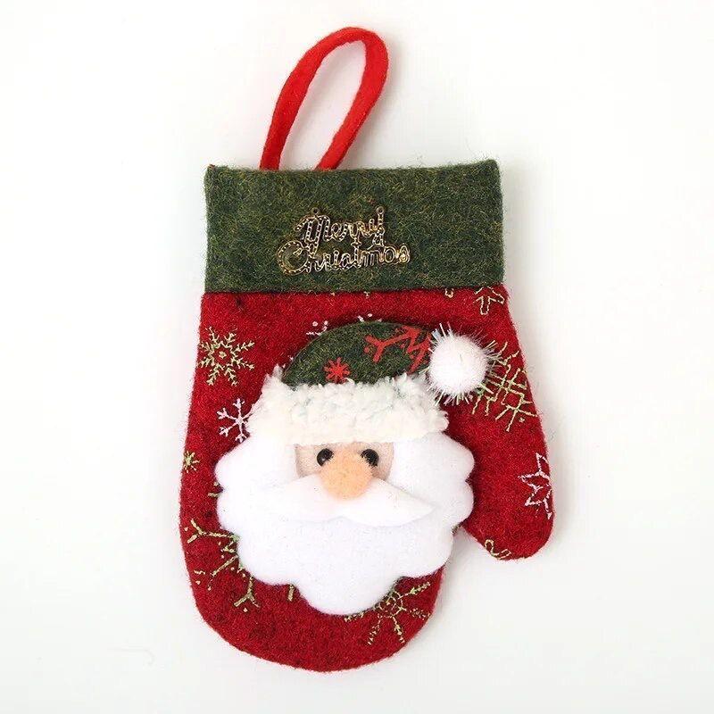 Decoración Navideña Para Mesa, Adorno Navidad Pack 4-3