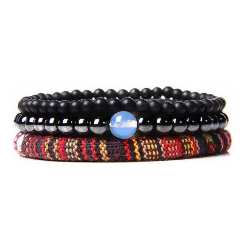 Pulsera Hippie Con Piedra Nube, Brazalete Del Cielo, Pulsera 48.26 Cm 2.54 Cm-2