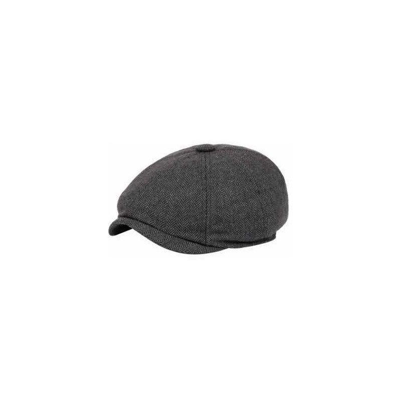Boina Gorro Retro - Boina Sombrero Cómodo Negro Estándar-3