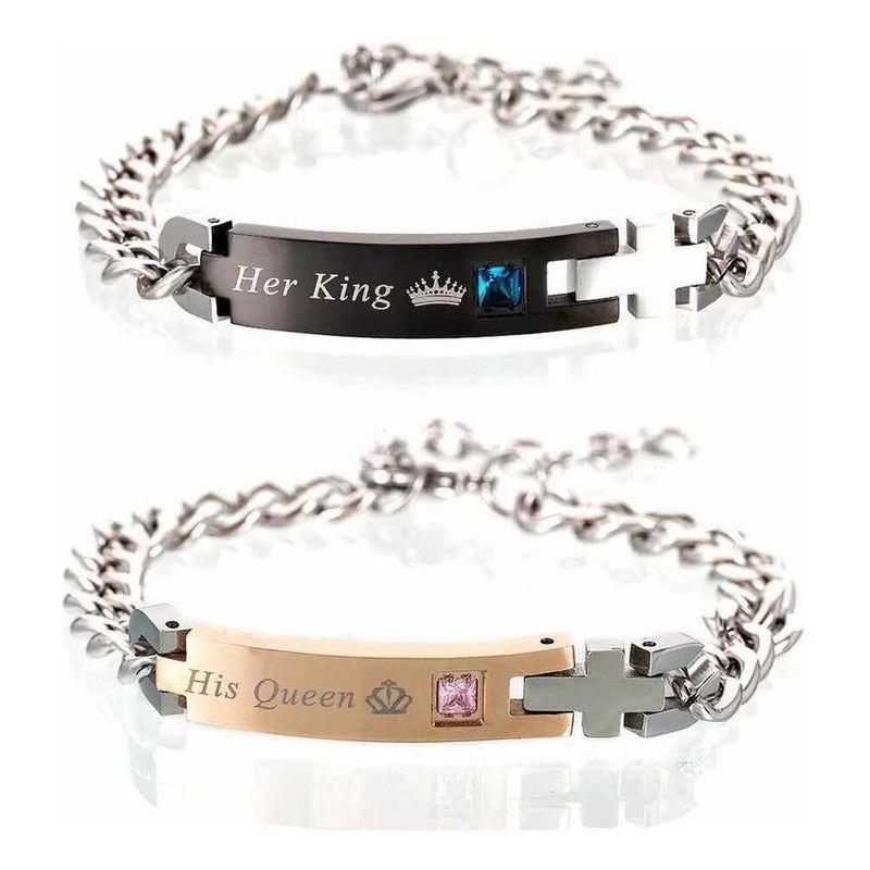Pulseras Para Novios Brazalete Enamorados (par De Pulseras)-0