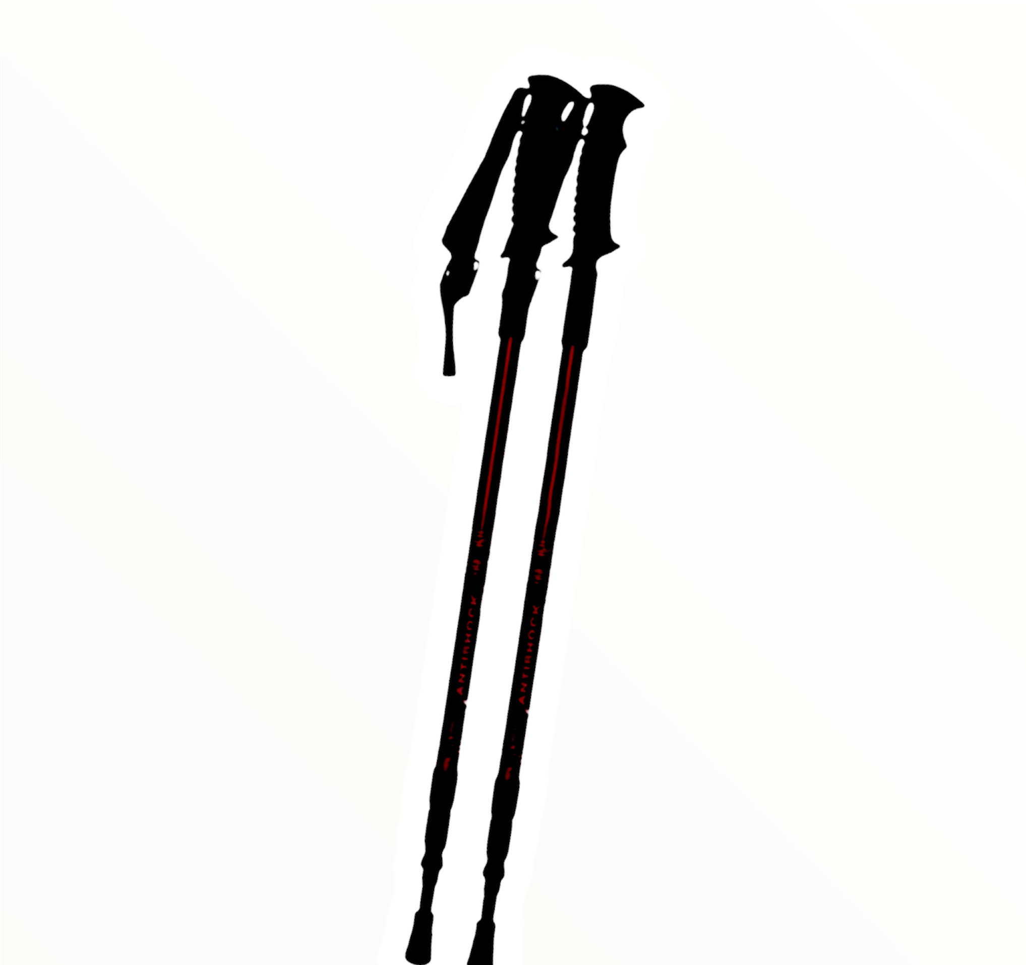 Pack X2 Bastón Trekking Antishock Bastones Senderismo Plegable Montaña-2