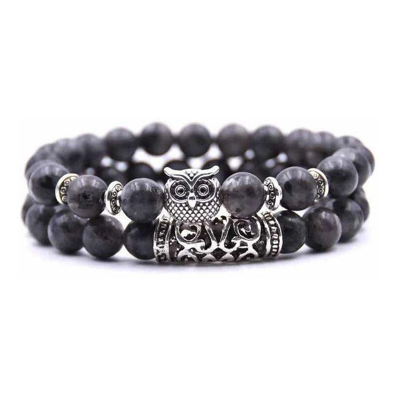Pulsera Brazalete De Búho Elegante Místico Piedras 0 Cm-2