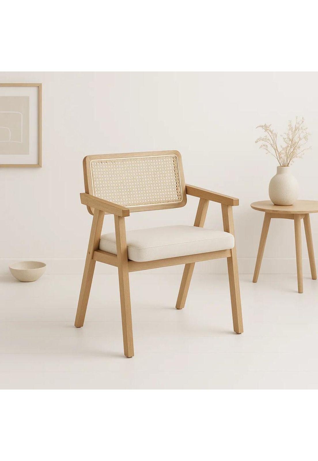 Sitial Noruego de Madera Acolchado-2