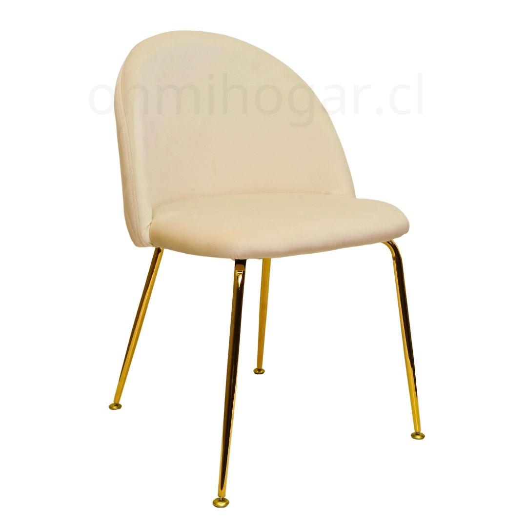 Pack 4 Sillas B Gold Blanco Hueso -2