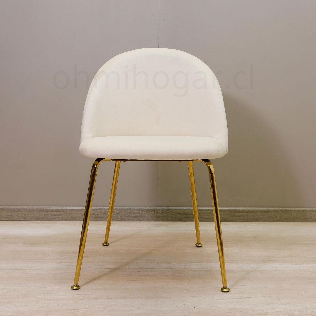 Pack 4 Sillas B Gold Blanco Hueso -3