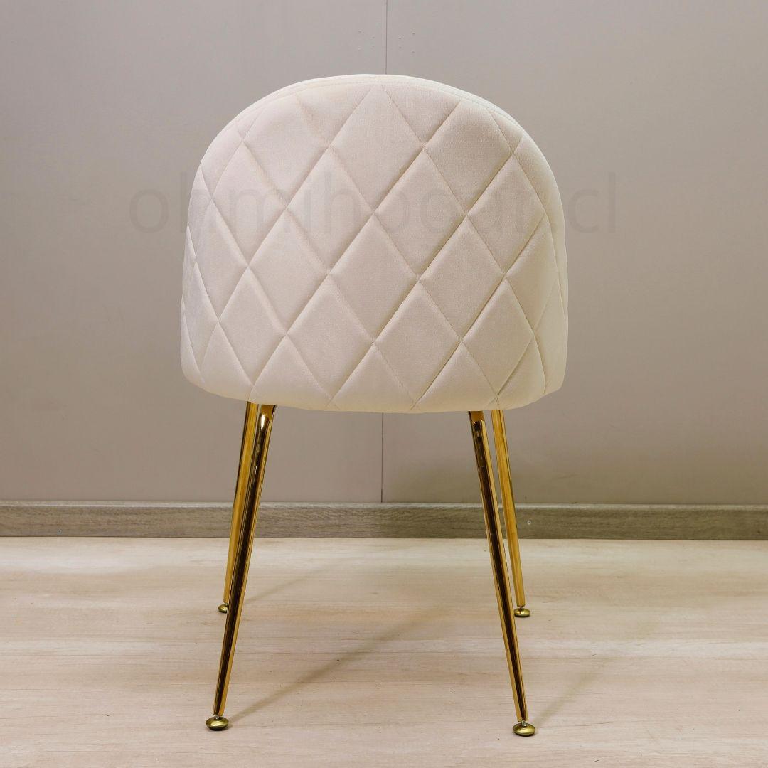 Pack 4 Sillas B Gold Blanco Hueso -6