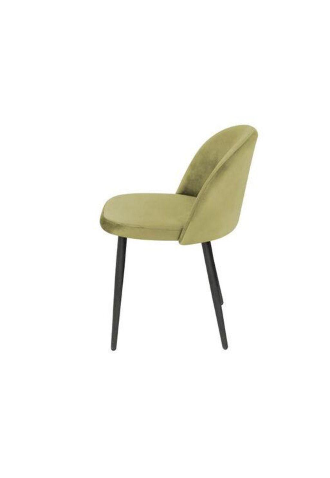 Silla Velvet Respaldo Liso Base Negra-2