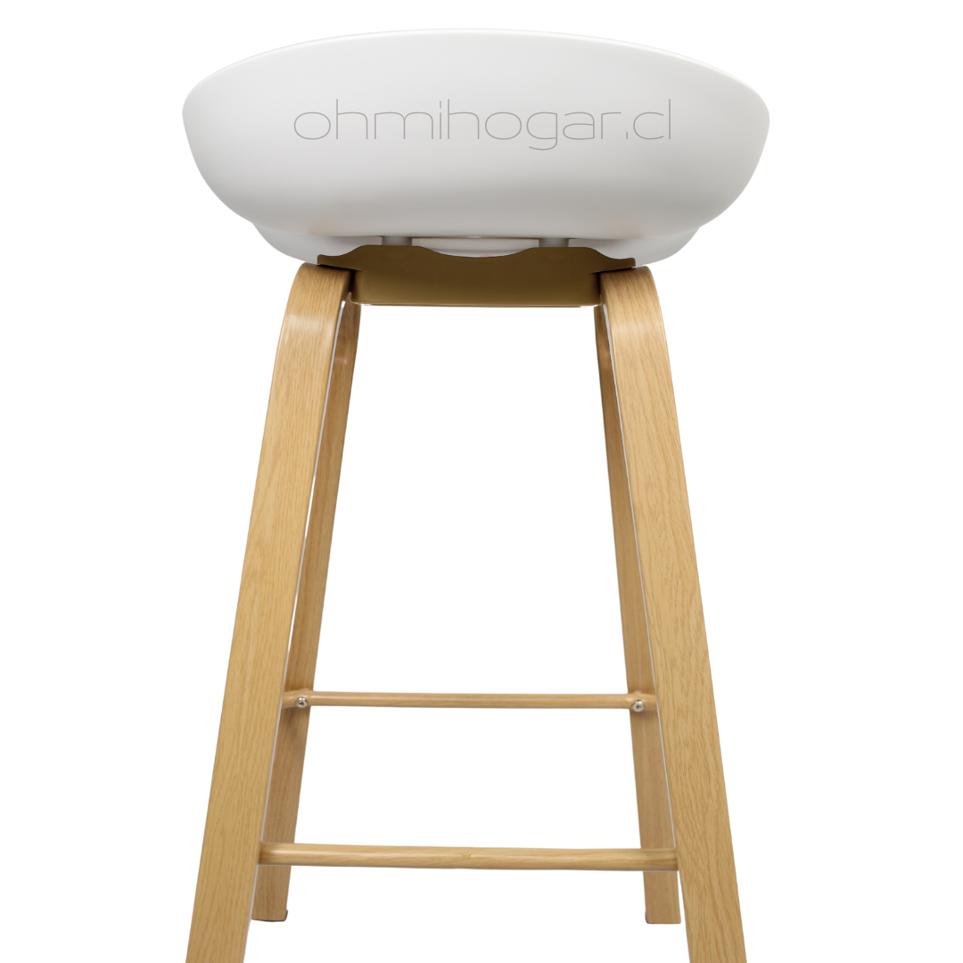 Pack 4 Taburetes Cup Blanco 75cm -2