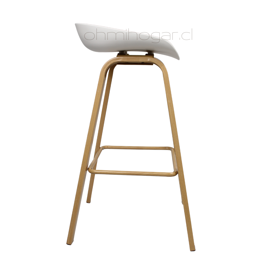 Pack 4 Taburetes Cup Blanco 75cm -5