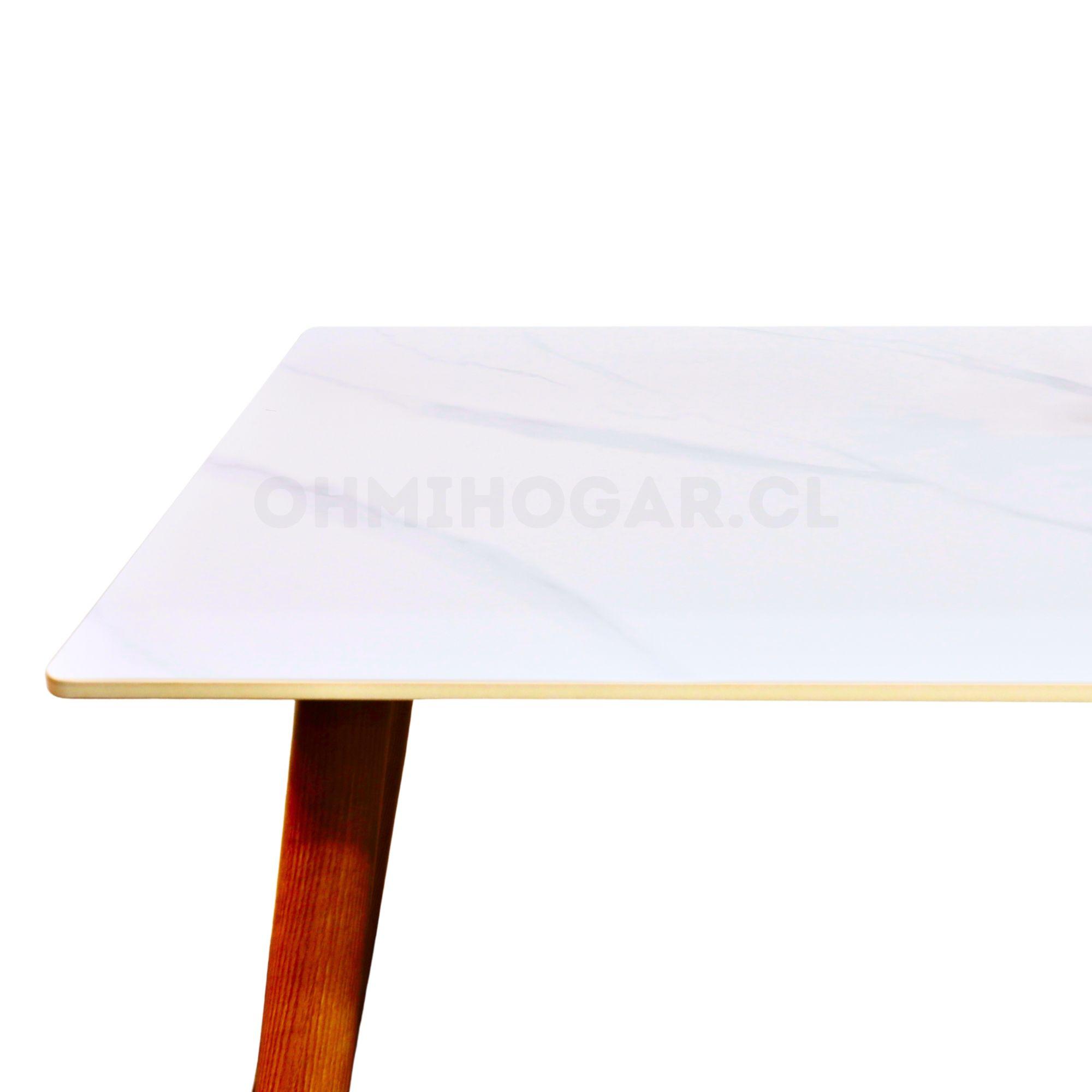 Mesa de Comedor de Cuarzo Calacatta Soft 140x80cm-2