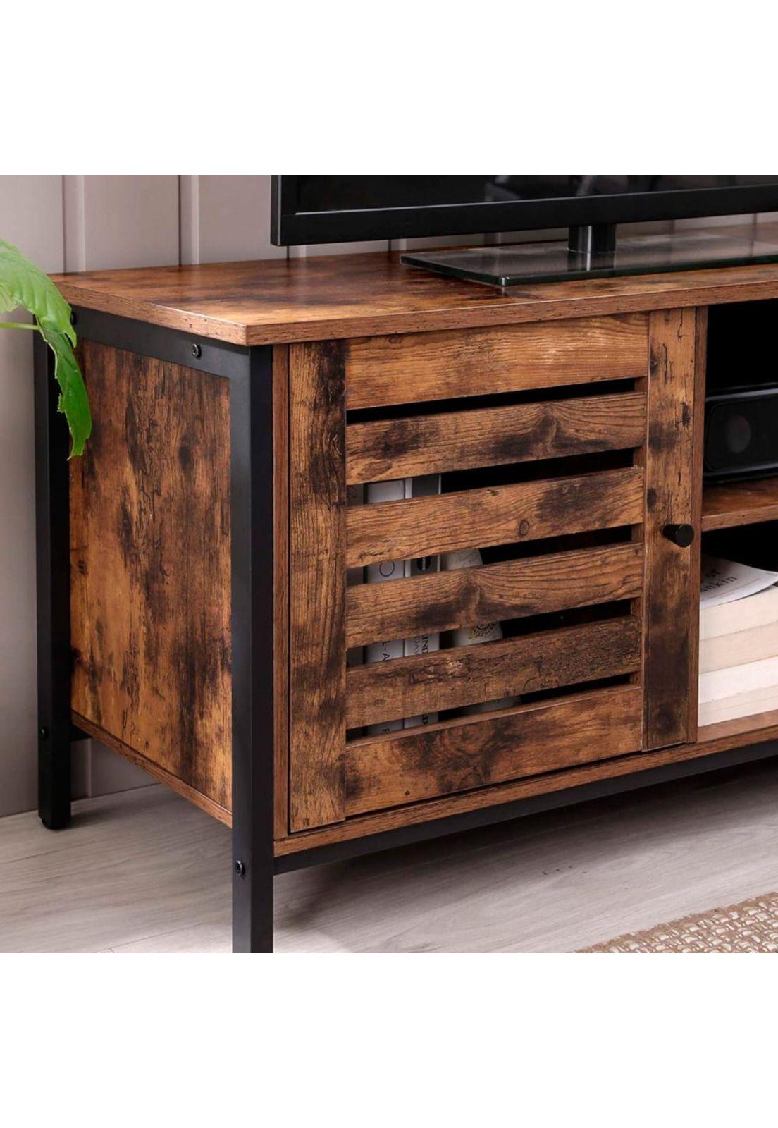 Rack de TV Rustico Toast Wood 110x40cm-2