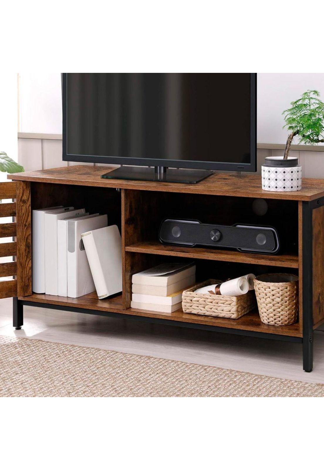 Rack de TV Rustico Toast Wood 110x40cm-5