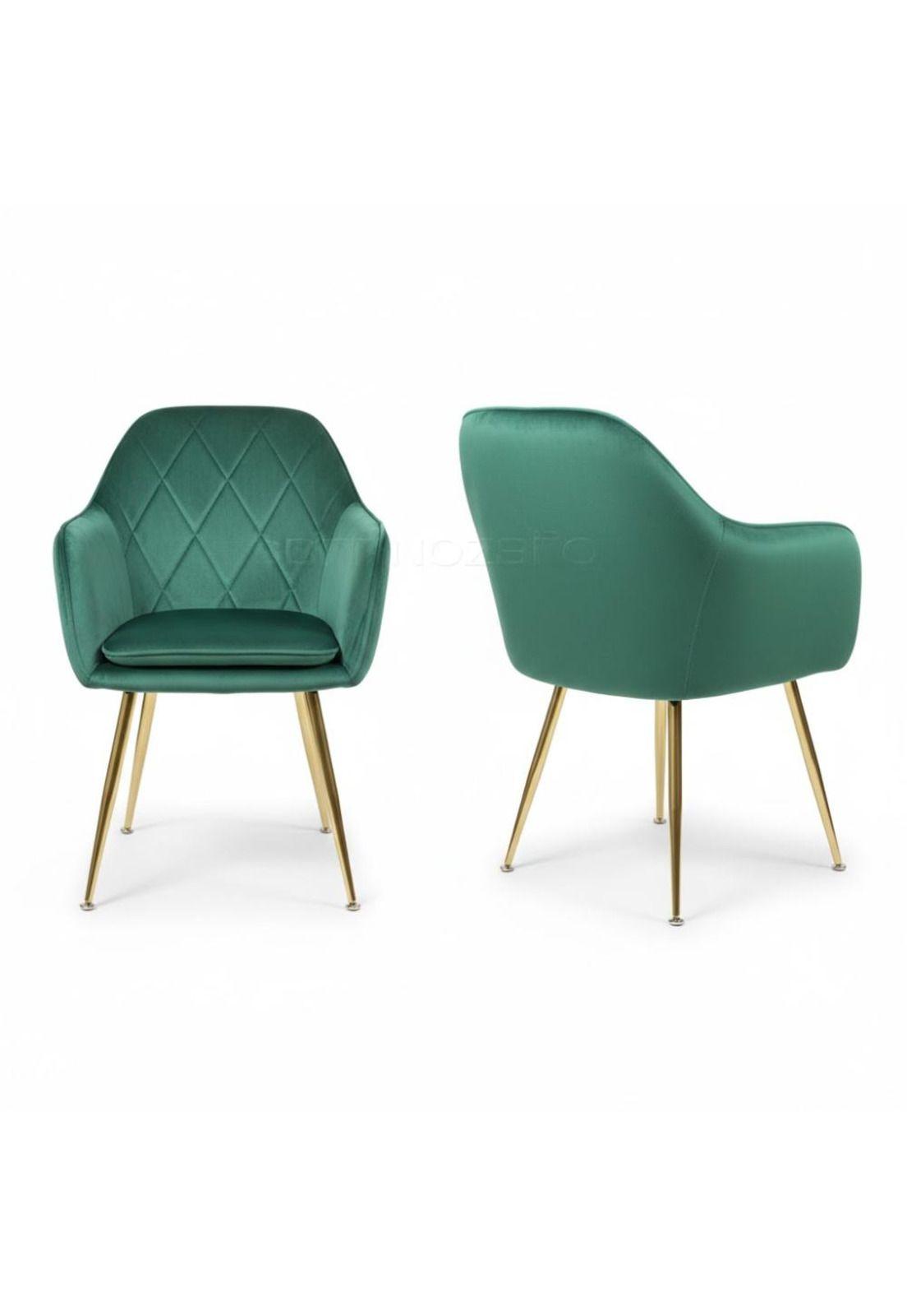 Pack de 2 Sillas Warm Base Dorada-1