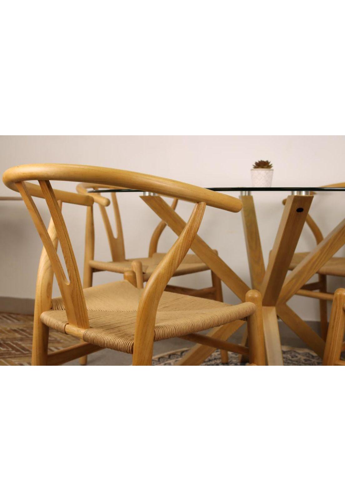 Mesa Ohmioh Redonda de Vidrio 120cm-4