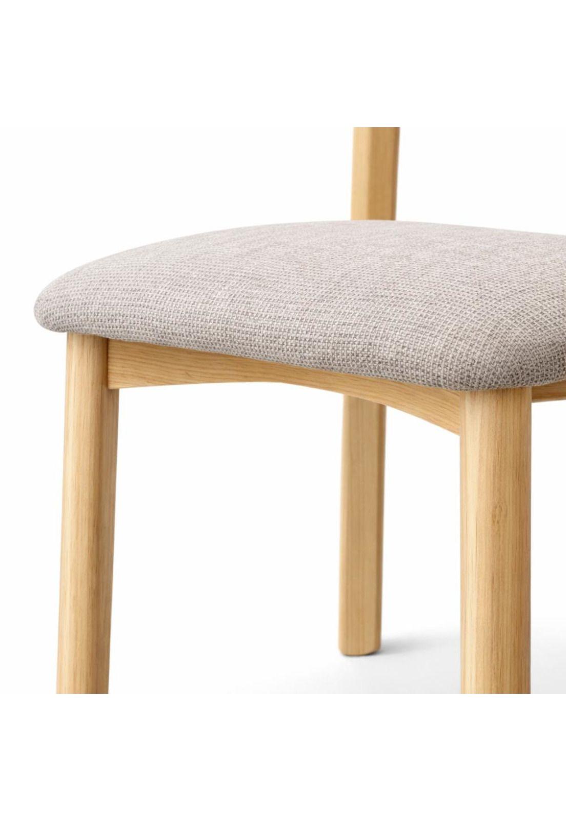 Pack de 2 Sillas Yuan de Madera Tapiz de Lino-4