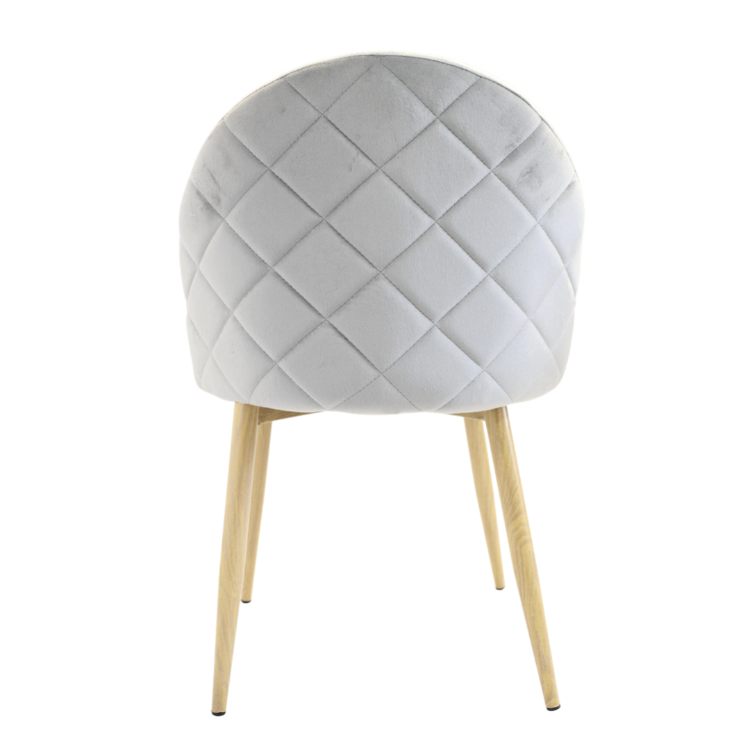Silla Velvet Oak Gris -3