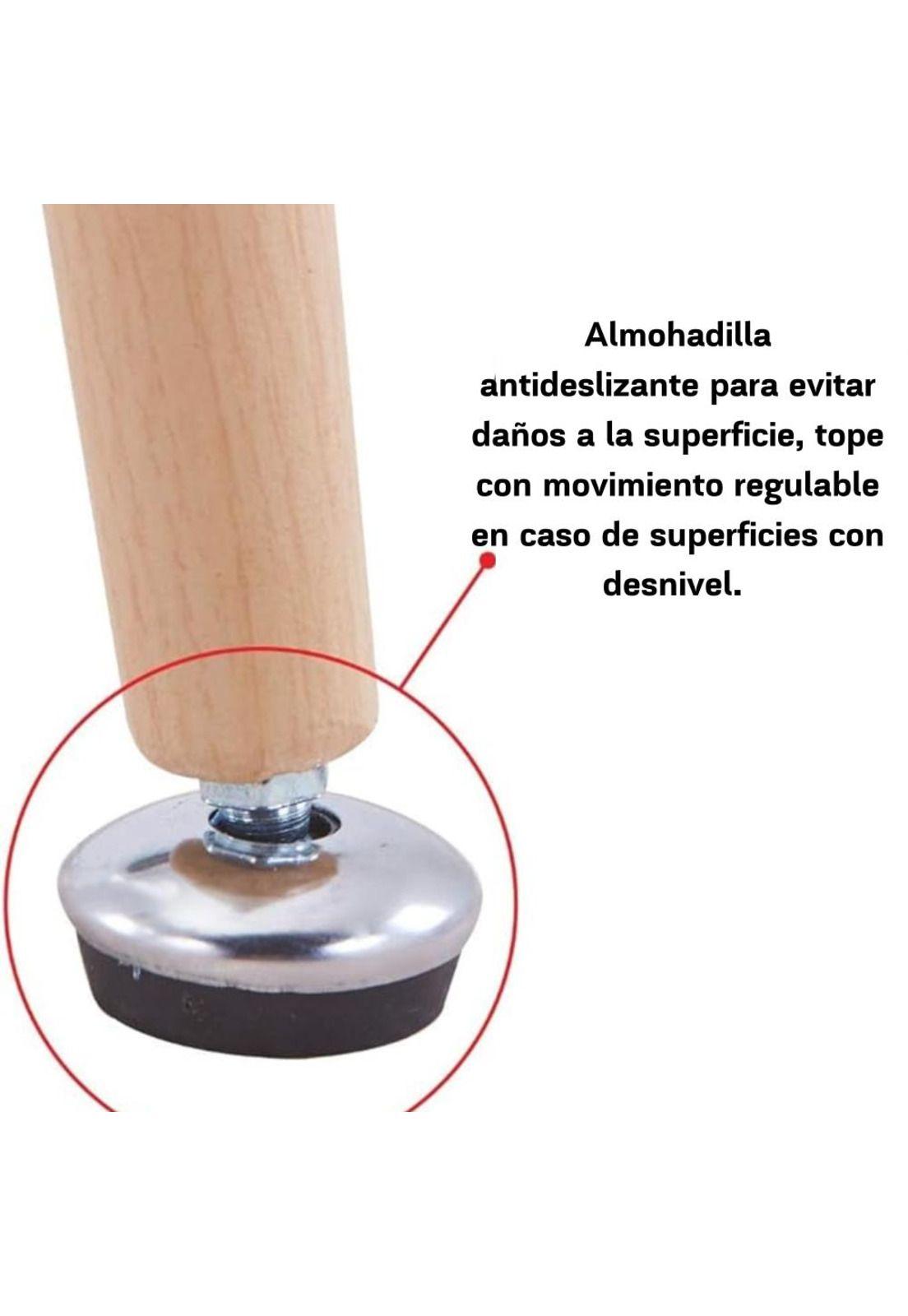 Mesa Lyon Redonda de Vidrio Base Natural 100cm-2