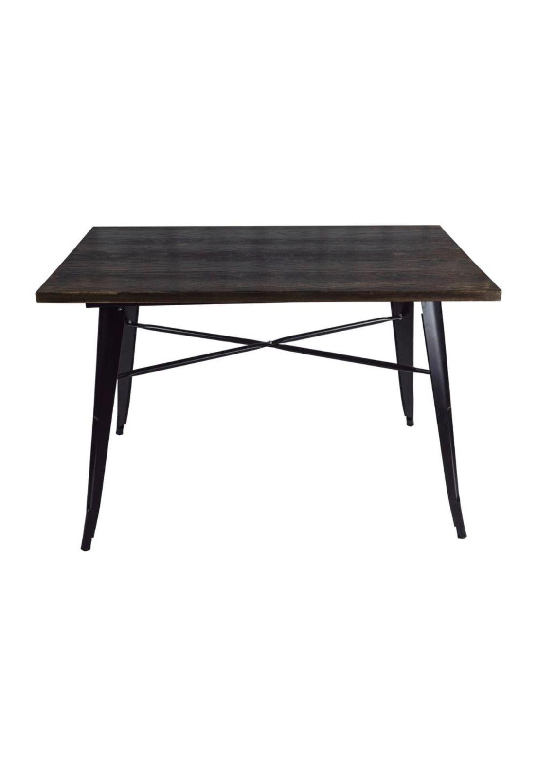 Mesa Tolix Rectangular Nogal 140x90cm-0