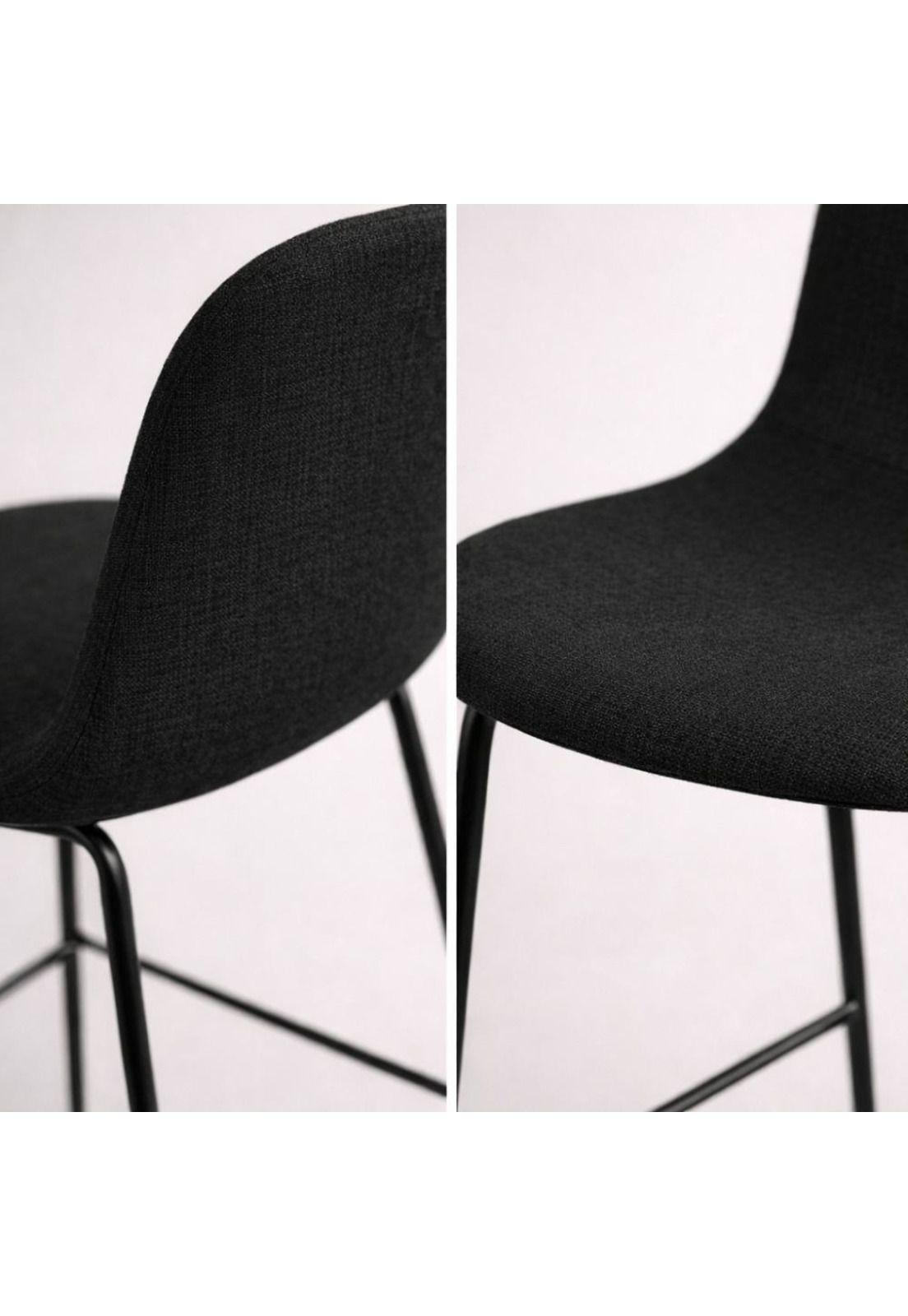 Taburete Eames de Lino Base Negro 66cm-3