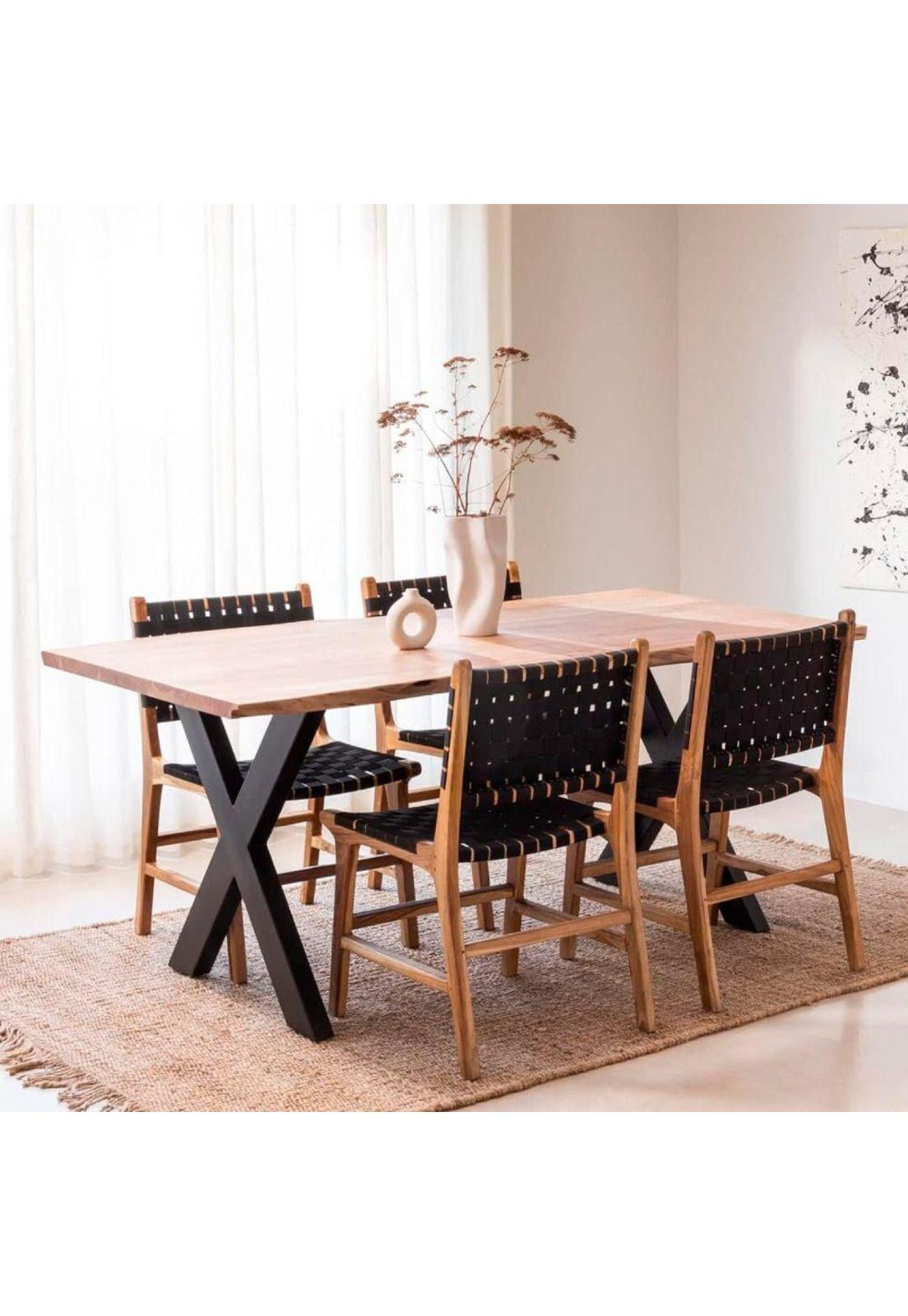 Mesa Rustica Xtable Wood 180x90cm-3