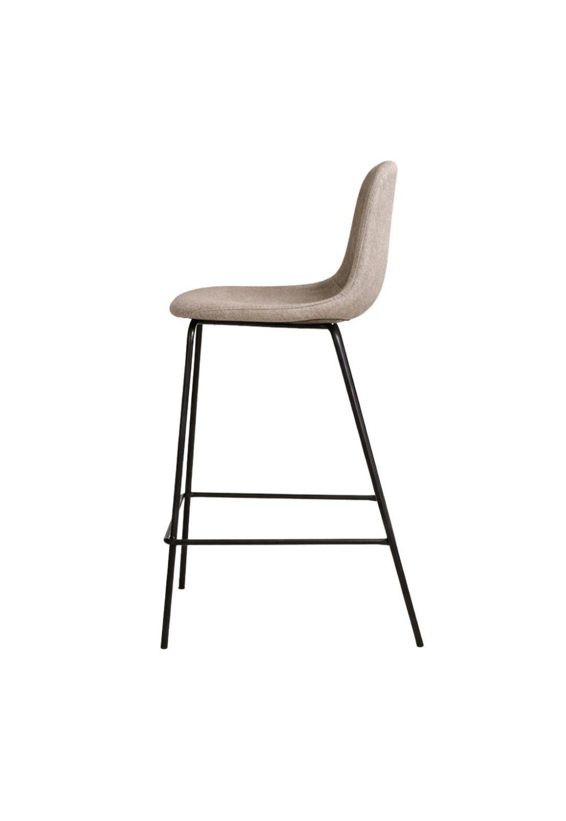Pack de 2 Taburetes Eames de Lino Base Negra 66cm-2