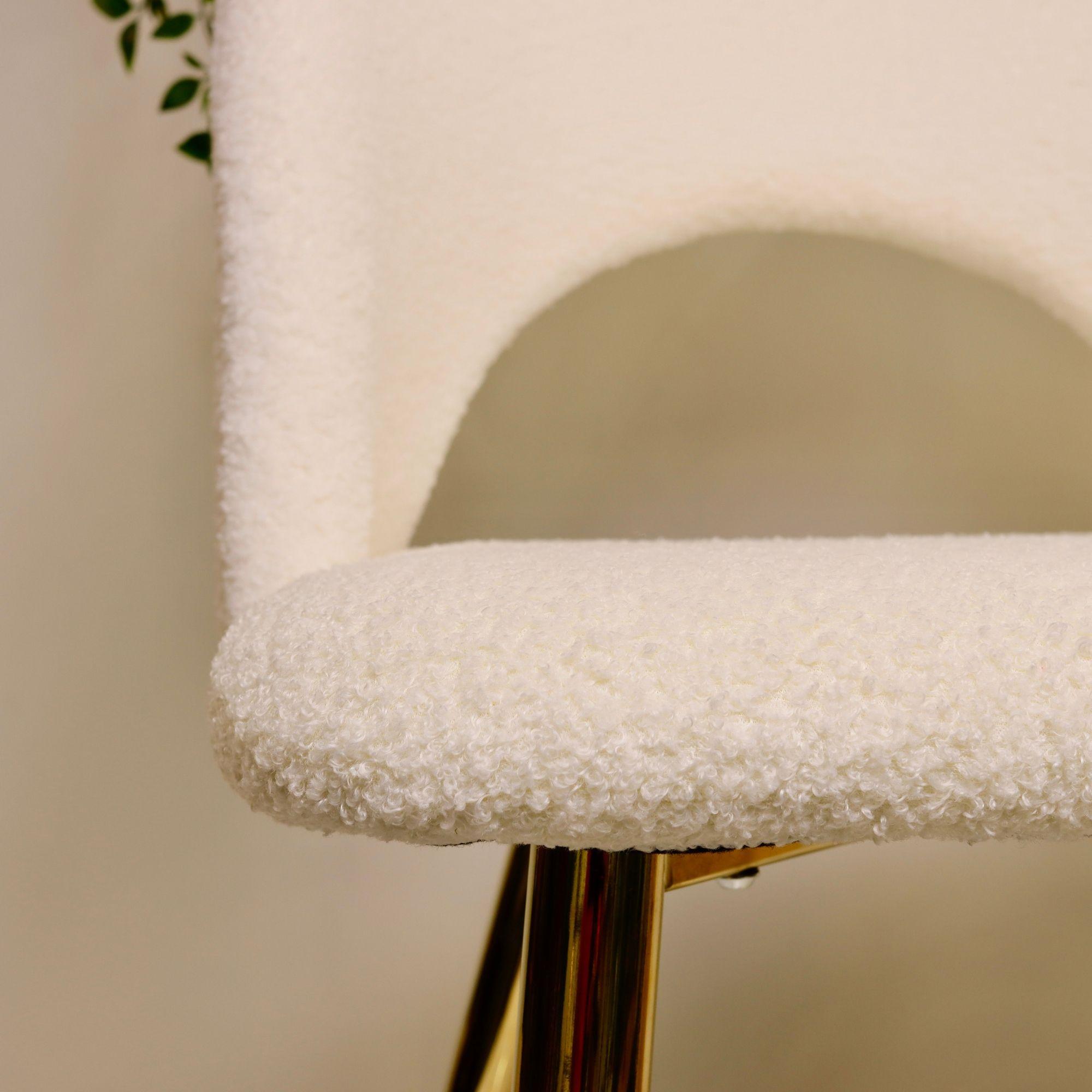 Silla Lana Bouclé Blanco-4