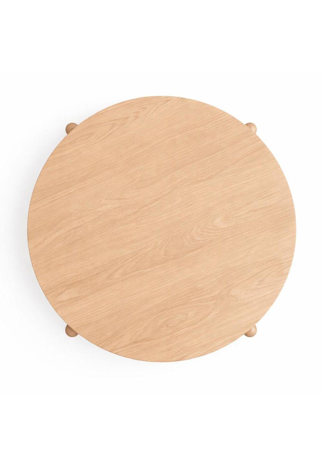 Mesa Atlas Redonda de Madera 100cm-2