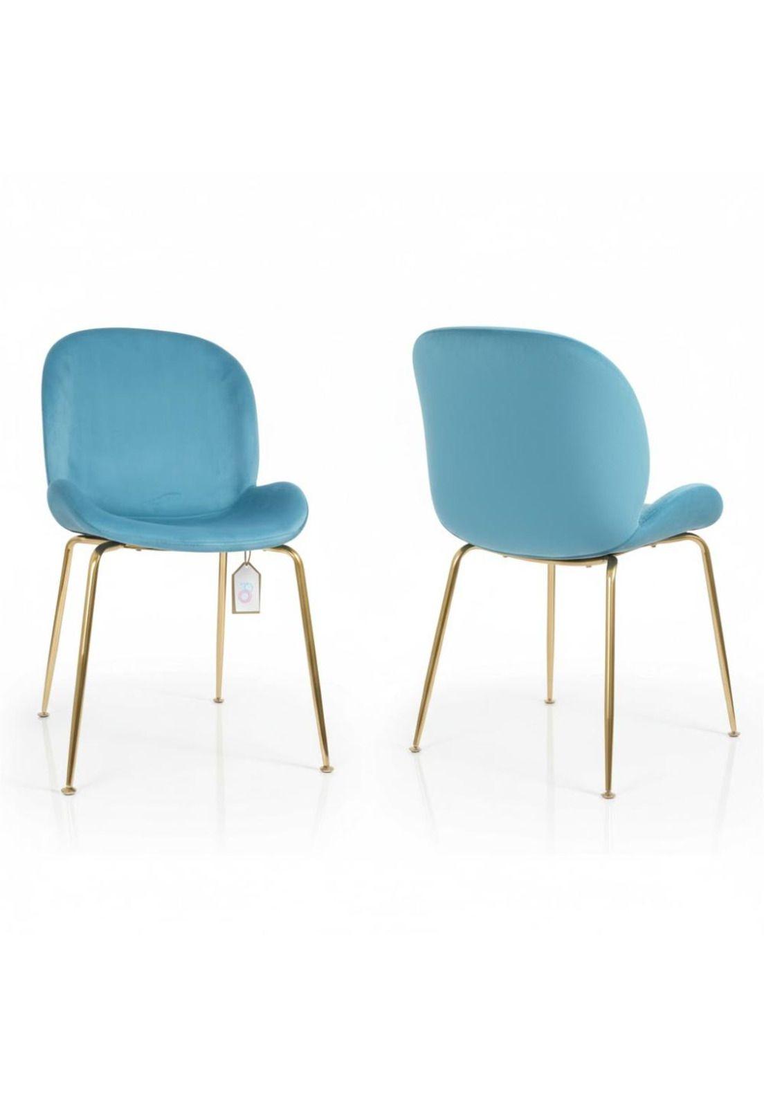 Pack de 2 Sillas Berta Velvet Base Dorada-1