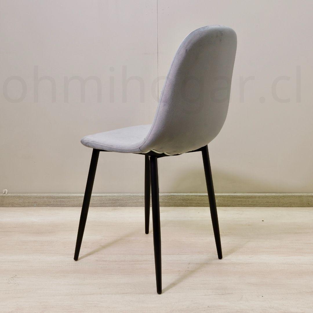 Pack 4 Sillas Eames VelVet PN Gris -4