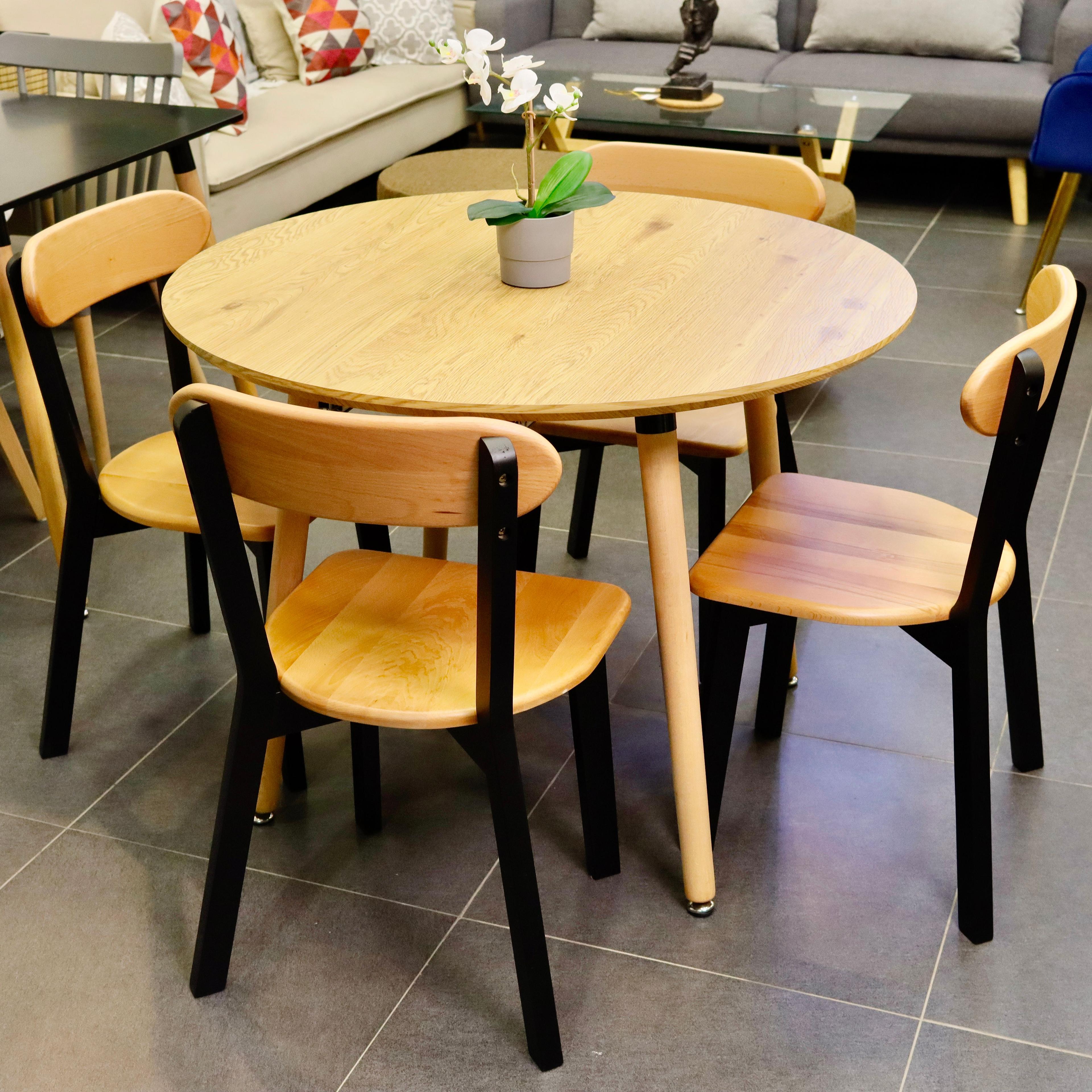 Mesa Extensible Negro 100cm a 180cm -6
