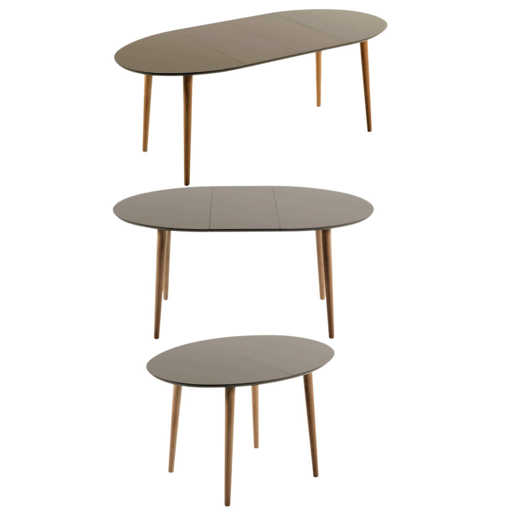 Mesa Extensible Negro 100cm a 180cm -5