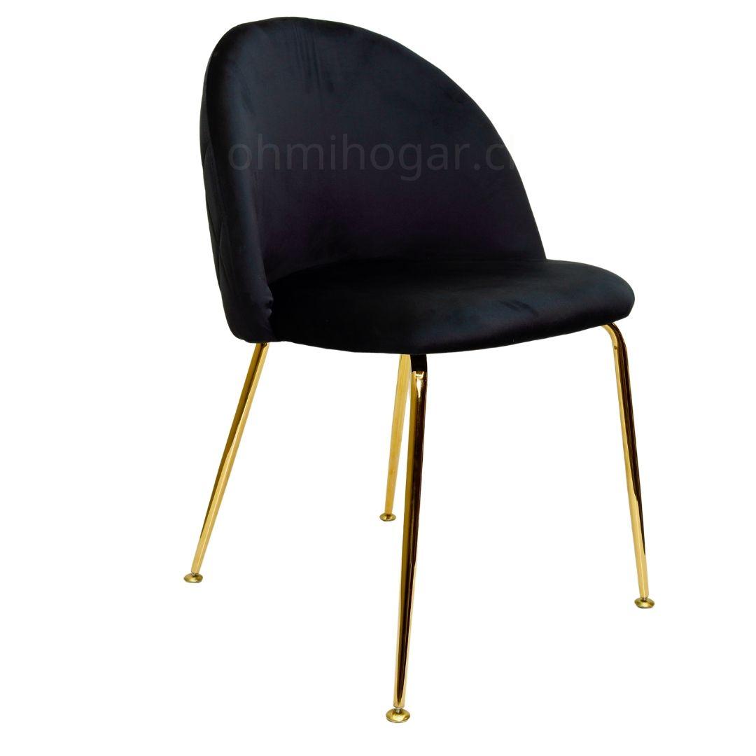 Pack 4 Sillas B Gold Negro -2