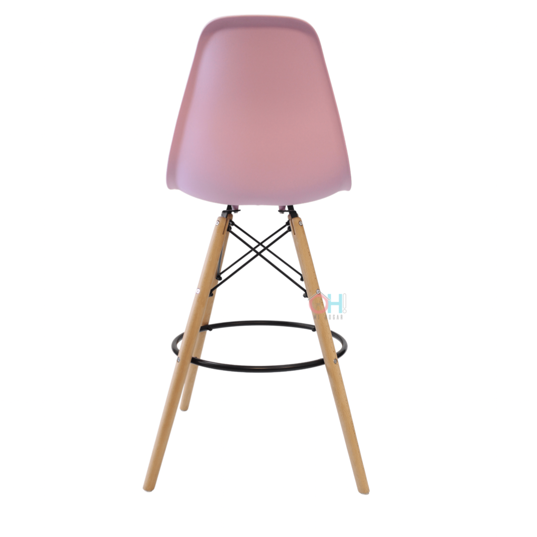 Taburete Eames Rosa-2