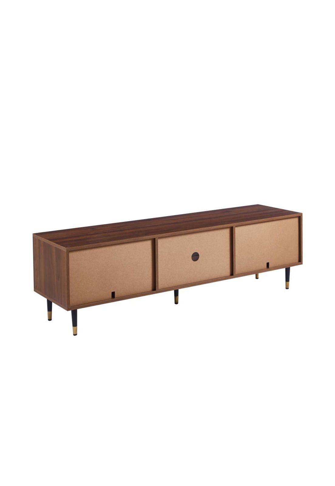 Rack de TV Normandía Wallnut/Black 150x40cm-3