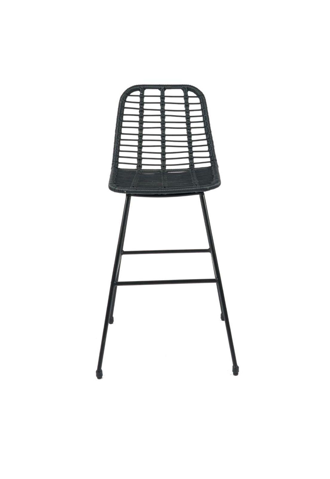 Taburete Eames Nature de Ratan 70cm-3