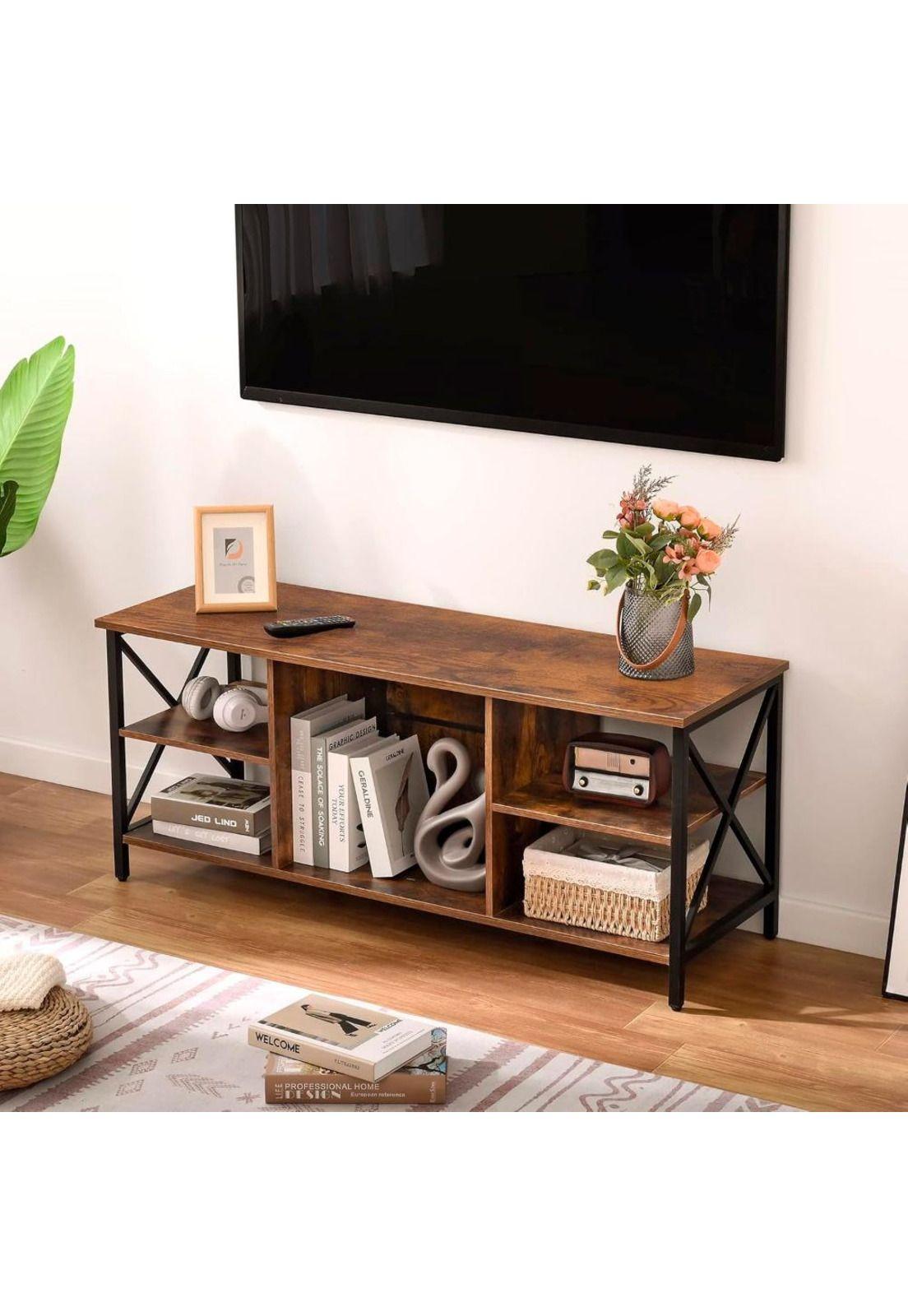Rack de TV Industrial Toast Wood 135x37cm-4