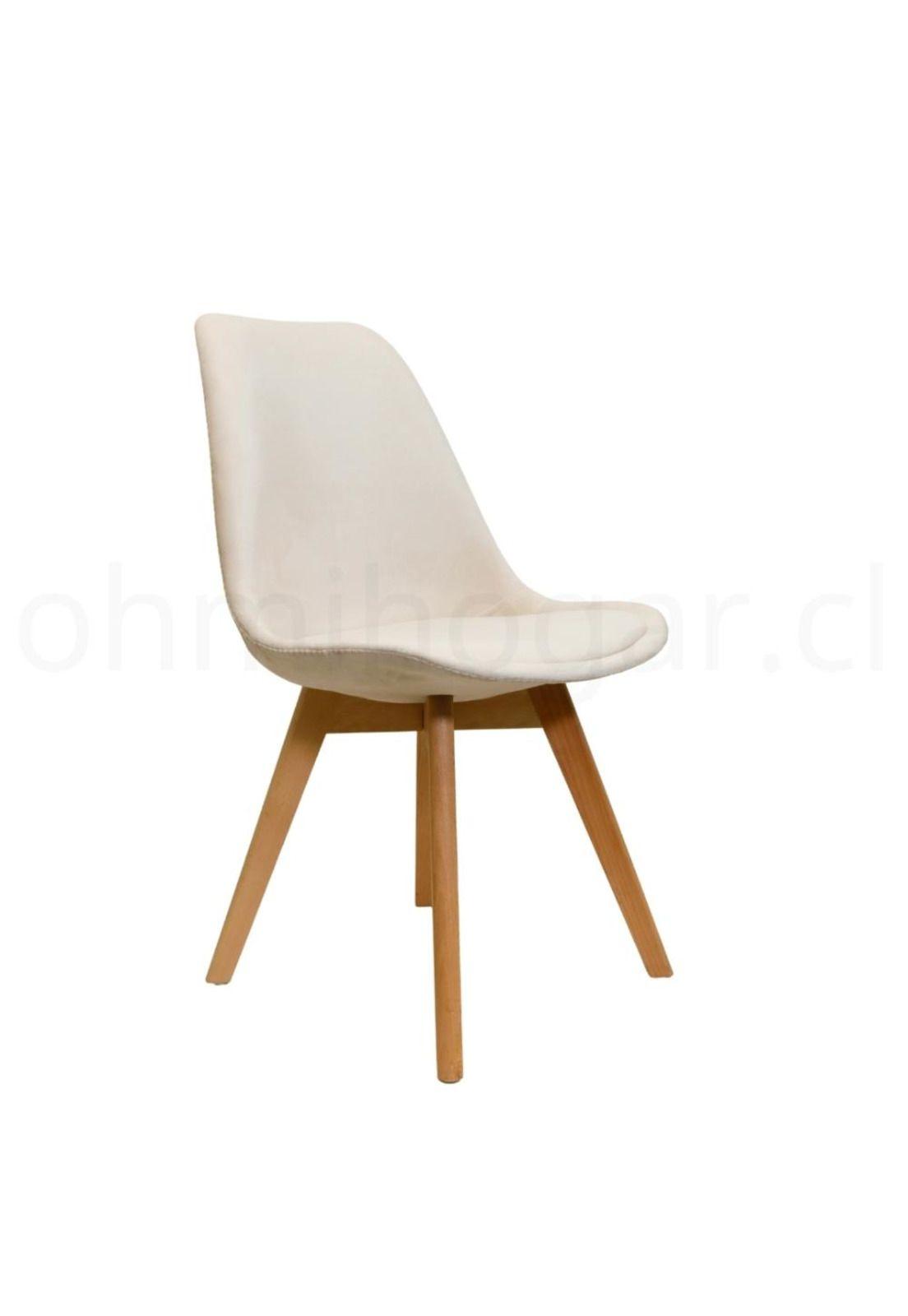 Pack de 2 Sillas Eames Tulip Velvet Acolchada-0