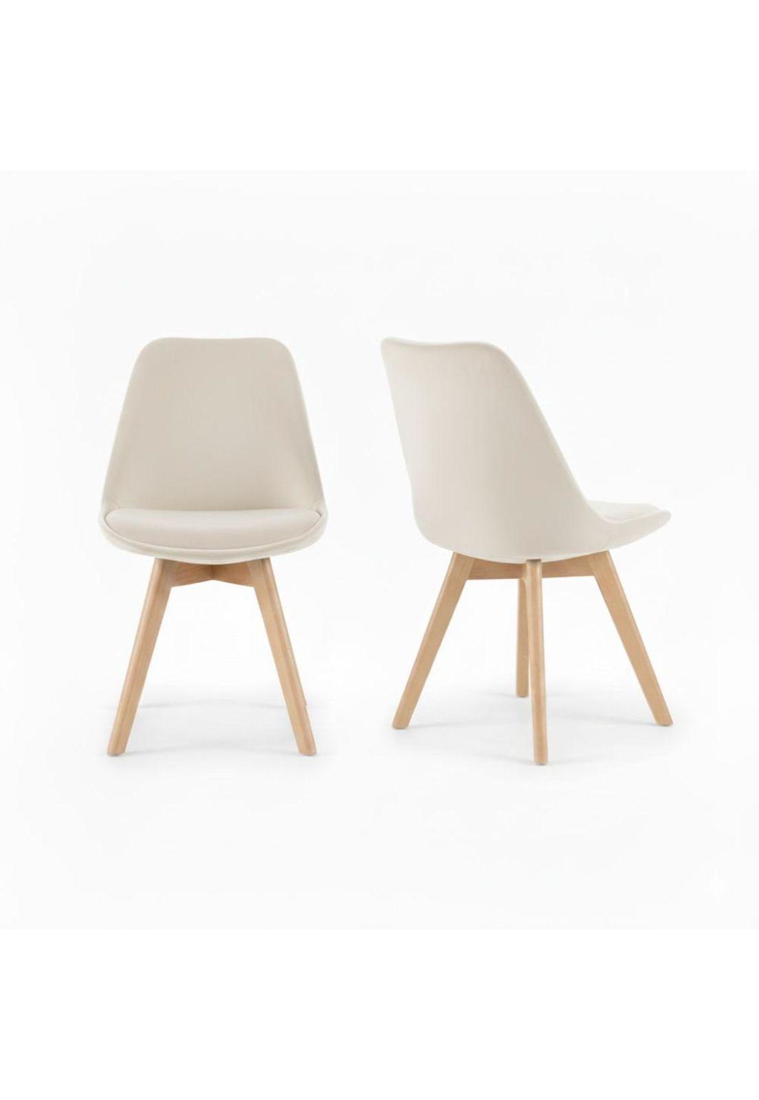 Pack de 2 Sillas Eames Tulip Velvet Acolchada-1