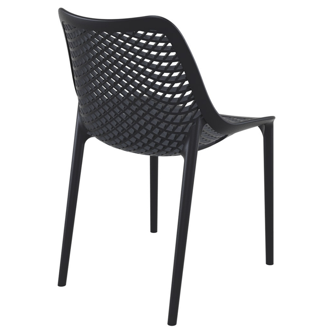 Pack 4 Sillas Euro Basic Negro-3