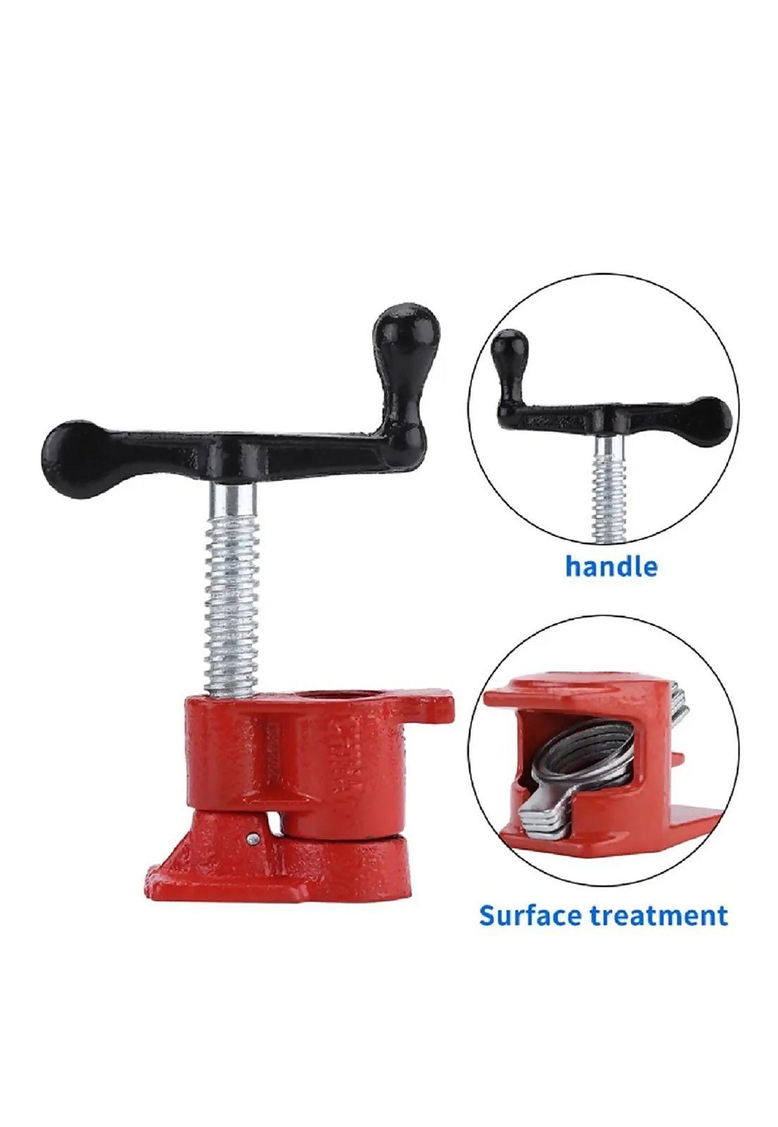 Set De 4 Prensas Sargento De Tubo 3/4-1