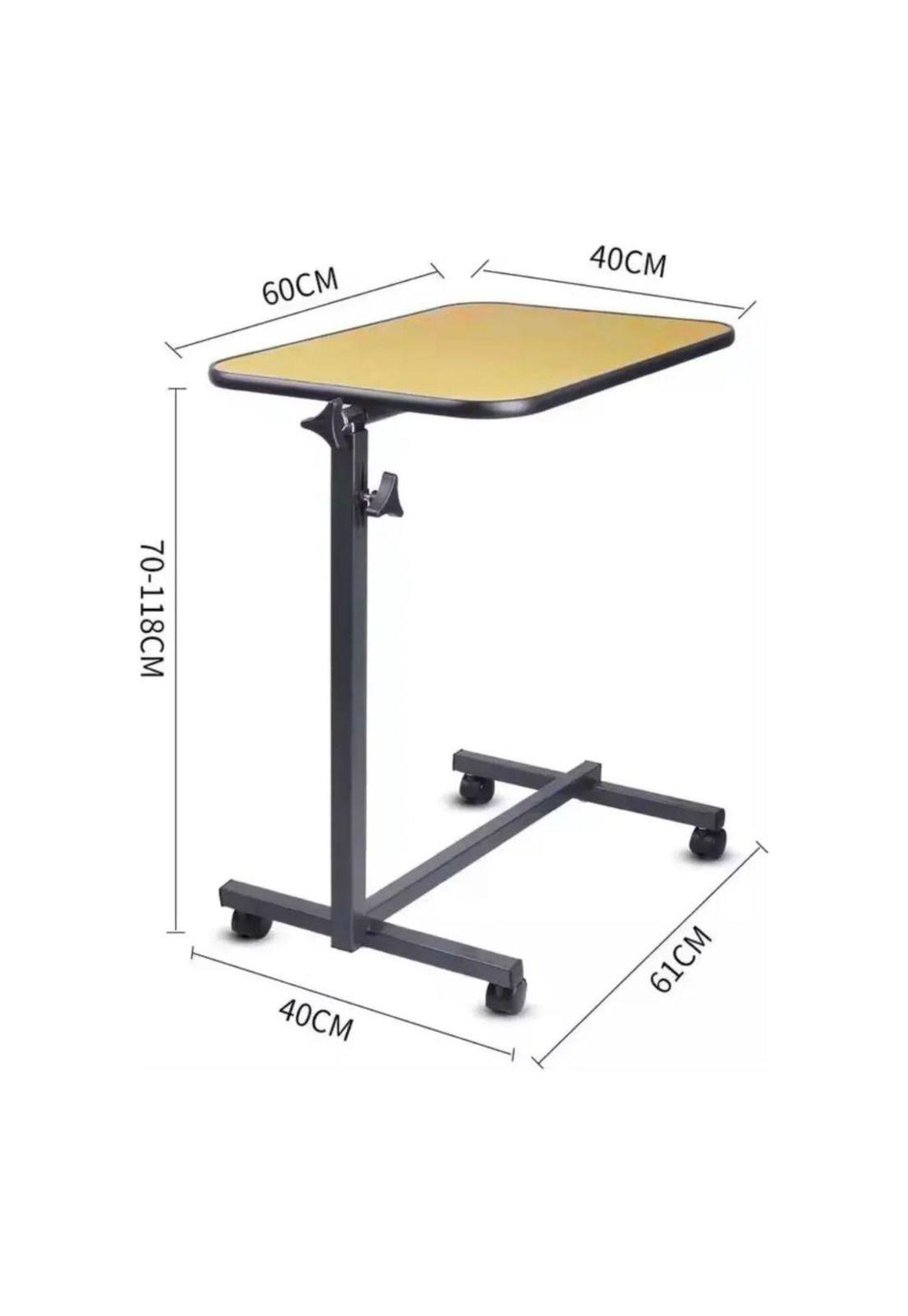 Mesa Auxiliar Con Ruedas Para Cama Clínica-2