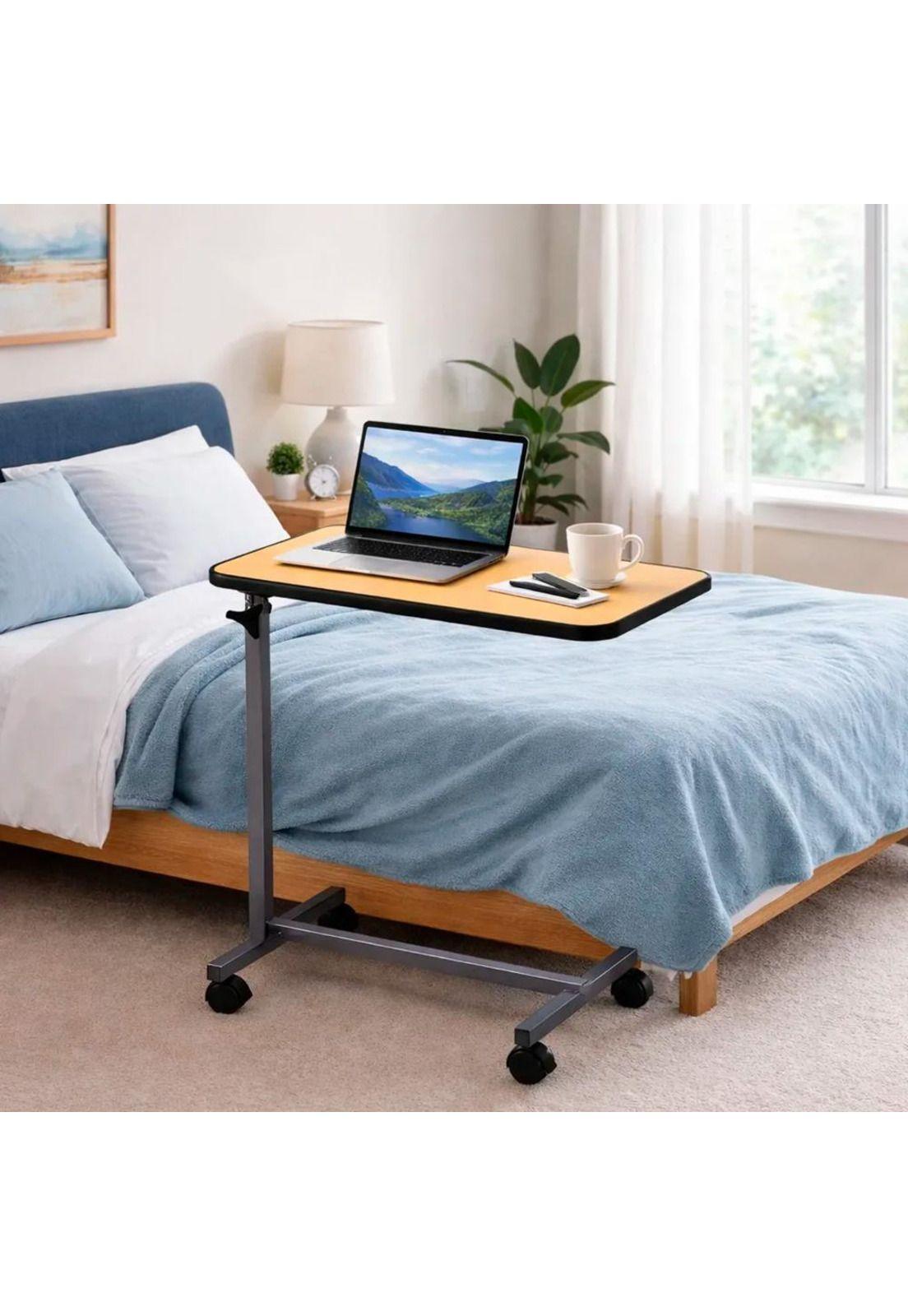 Mesa Auxiliar Con Ruedas Para Cama Clínica-5