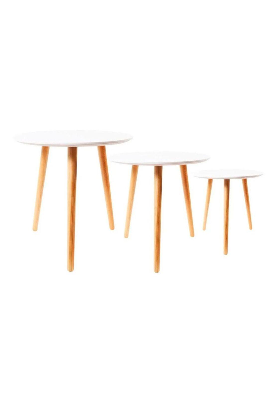 Juego de mesas de centro 50+40+32 cm Chic Home-1