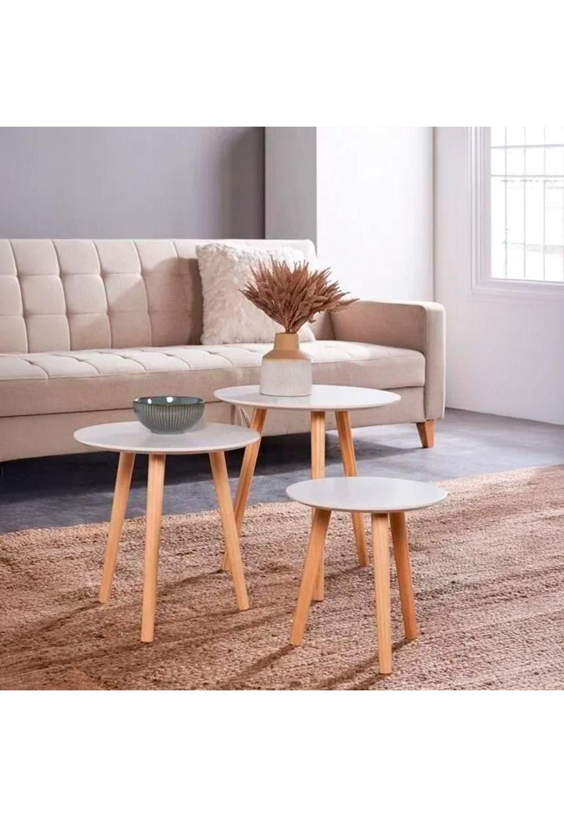Juego de mesas de centro 50+40+32 cm Chic Home-4