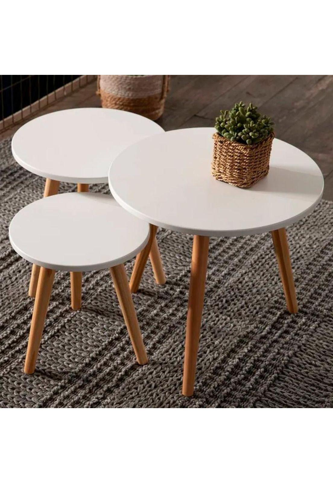 Juego de mesas de centro 50+40+32 cm Chic Home-5