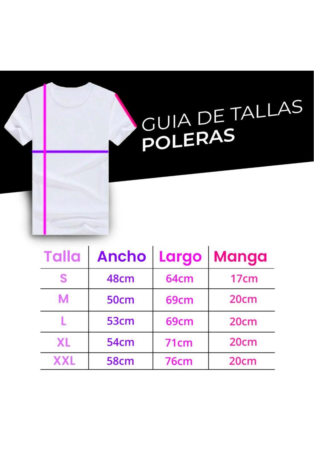 Polera de Algodón para Sublimar Estampar Colores-5