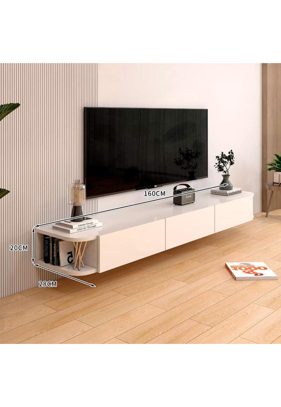 Rack TV flotante/aereo 160x28x20cm Chic Home-2