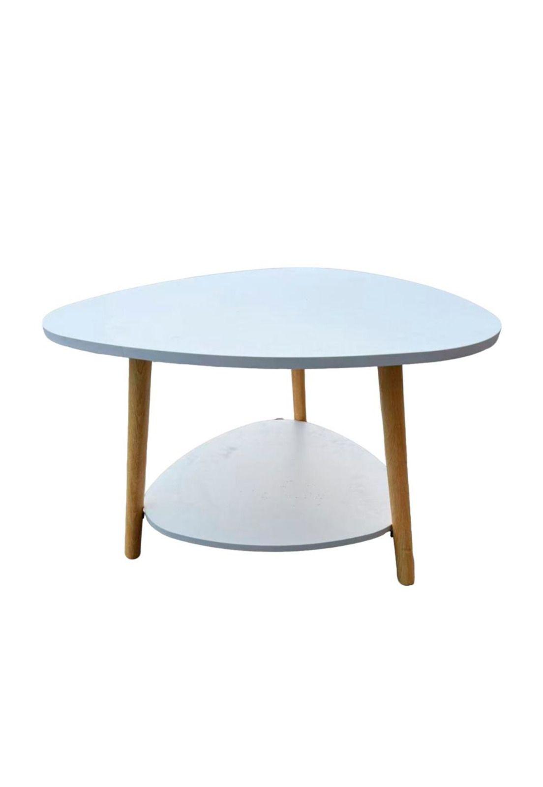 Mesa lateral auxiliar doble nivel 60*60*42cm Chic Home-1