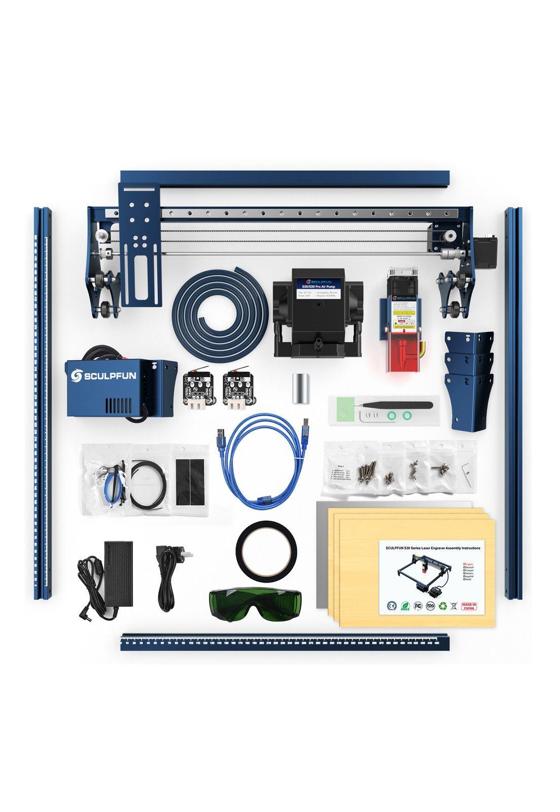 Kit Grabadora Láser SCULPFUN S30 PRO 10W-7