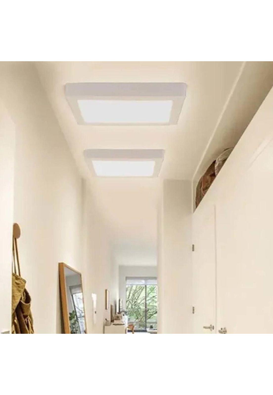 Foco Panel Plafón Led 18w Sobrepuesto Cuadrado Frio-4